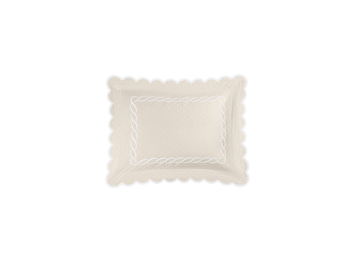 Classic Chain Scallop Matelassé Sham