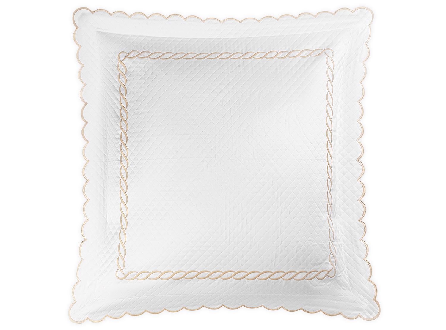 Classic Chain Scallop Matelassé Sham