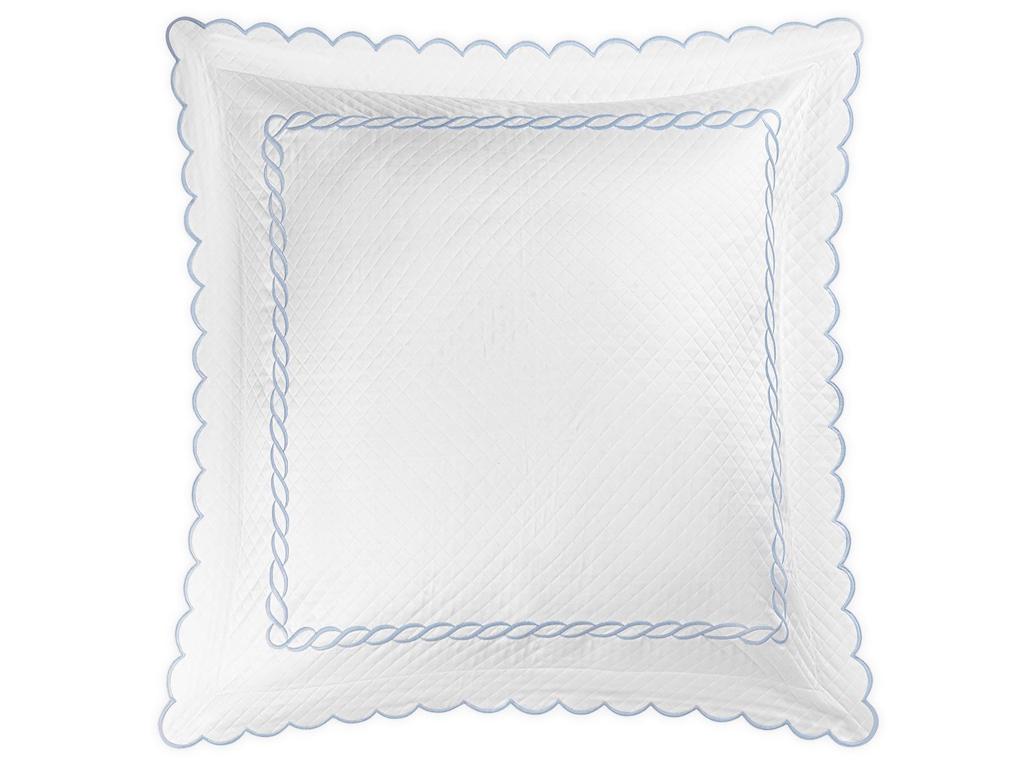 Classic Chain Scallop Matelassé Sham