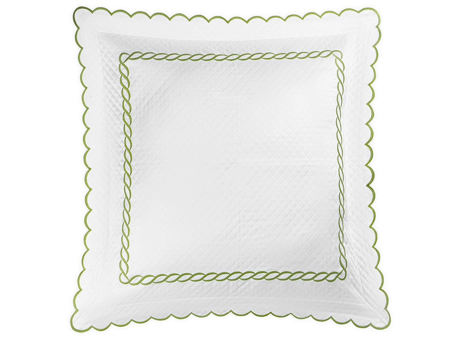 Classic Chain Scallop Matelassé Sham