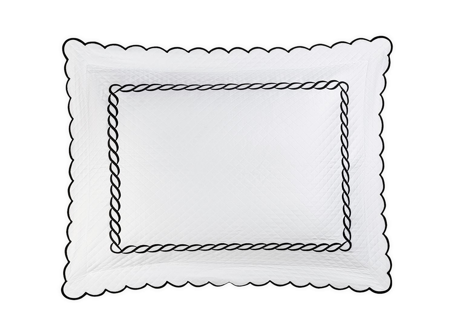 Classic Chain Scallop Matelassé Sham