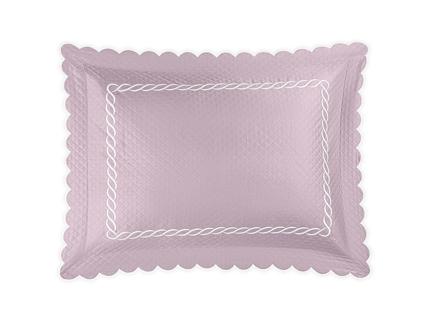 Classic Chain Scallop Matelassé Sham