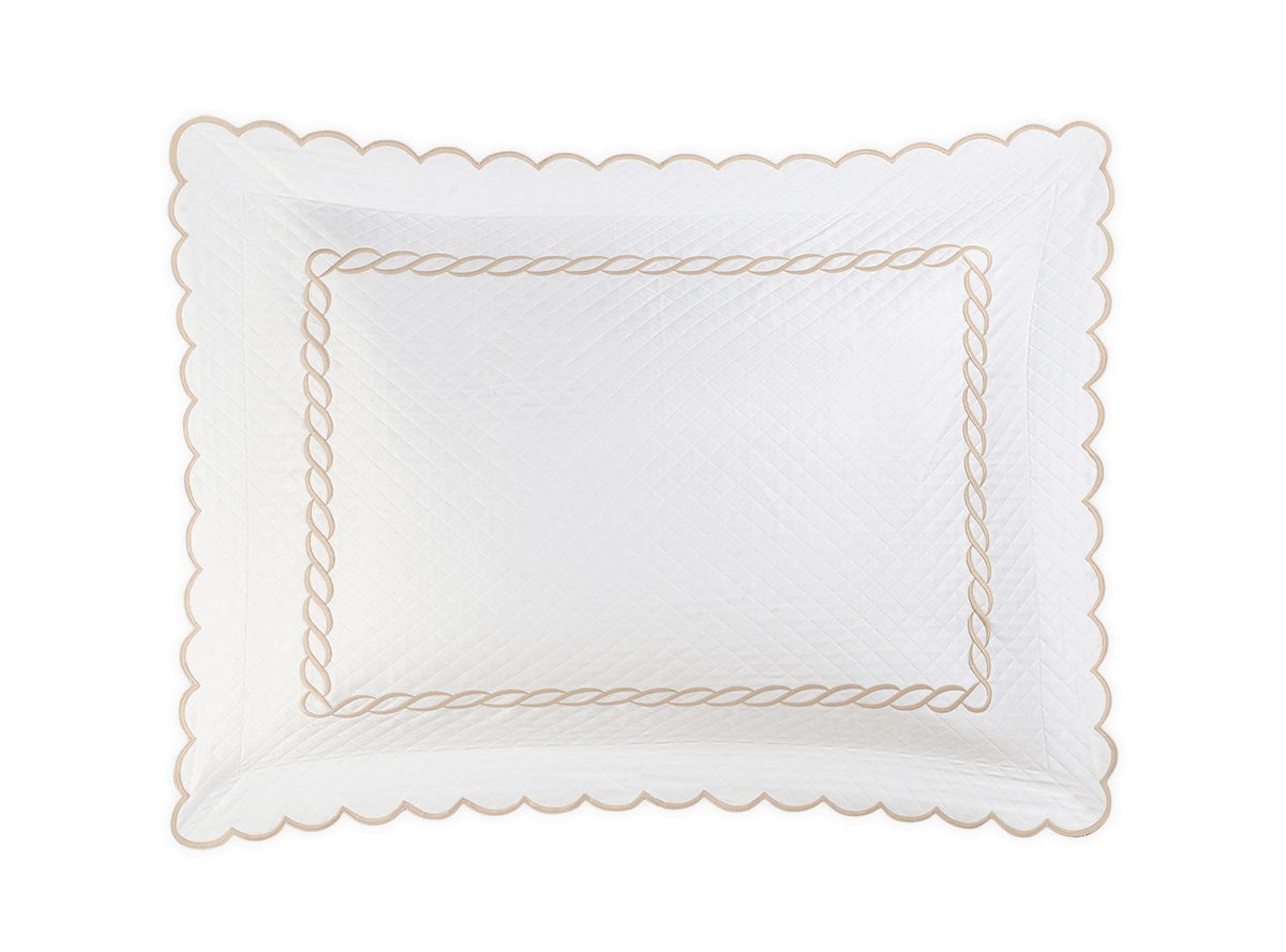 Classic Chain Scallop Matelassé Sham