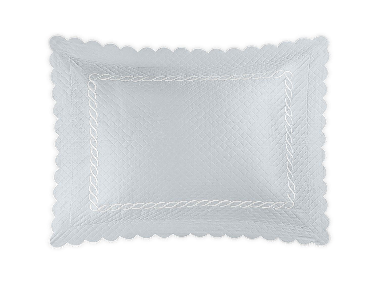 Classic Chain Scallop Matelassé Sham