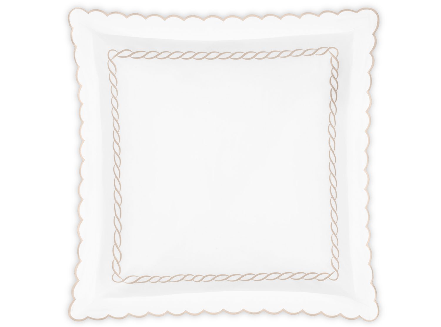 Classic Chain Scallop Sham