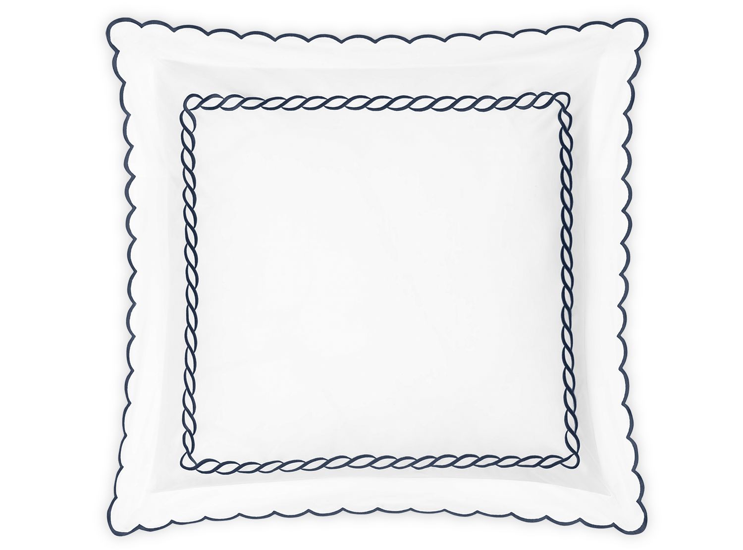 Classic Chain Scallop Sham