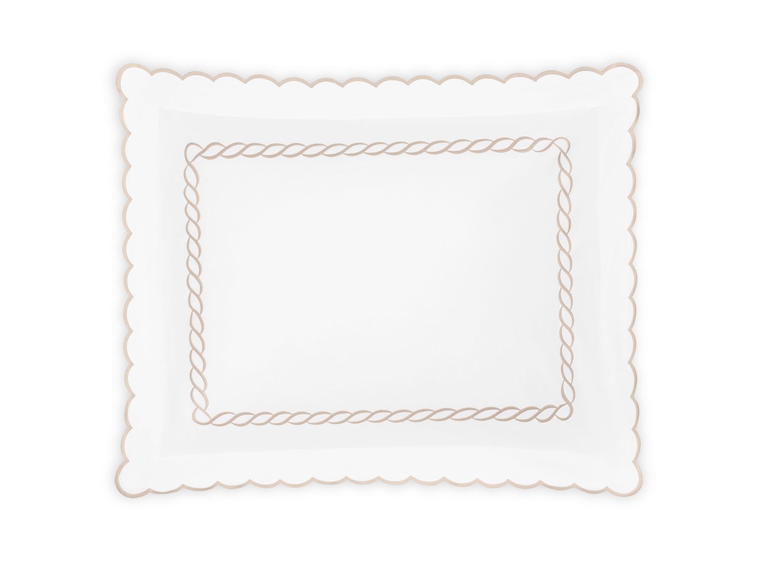 Classic Chain Scallop Sham