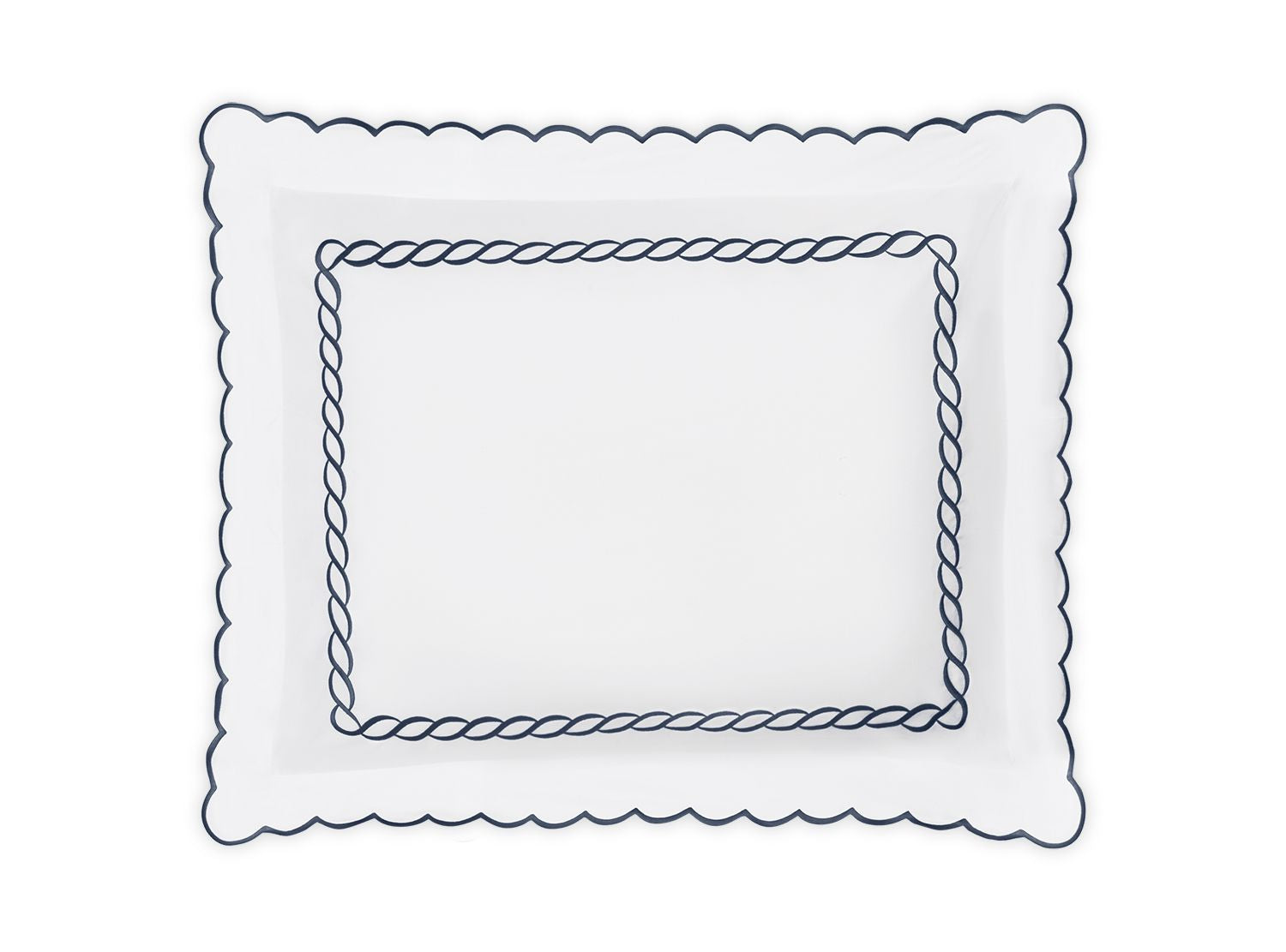 Classic Chain Scallop Sham