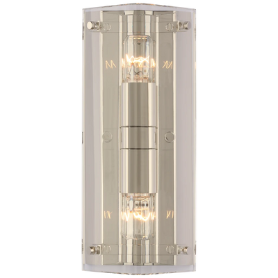 Clayton Wall Sconce in Alabaster and Hand-Rubbed Antique Brass
