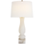 Contemporary Balustrade Table Lamp with Linen Shade
