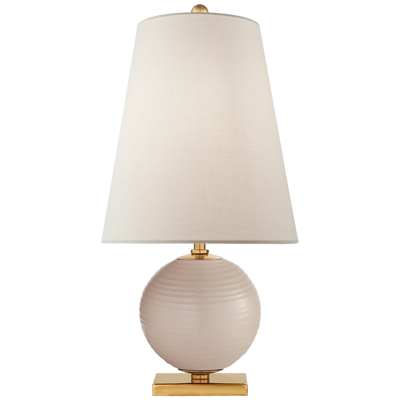 Corbin Mini Accent Lamp with Cream Linen Shade