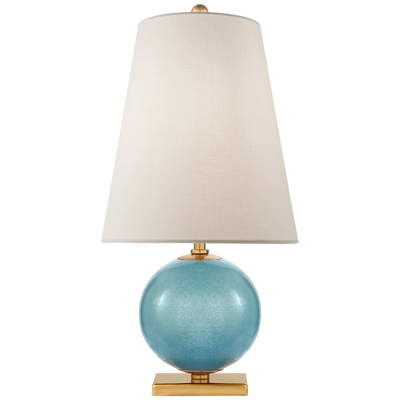 Corbin Mini Accent Lamp with Cream Linen Shade