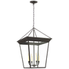 Cornice Large Lantern with Clear Glass