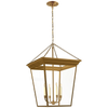 Cornice Large Lantern with Clear Glass