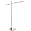Daley Adjustable Floor Lamp with Clear Acrylic Shade