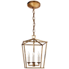 Darlana Mini Lantern in Aged Iron