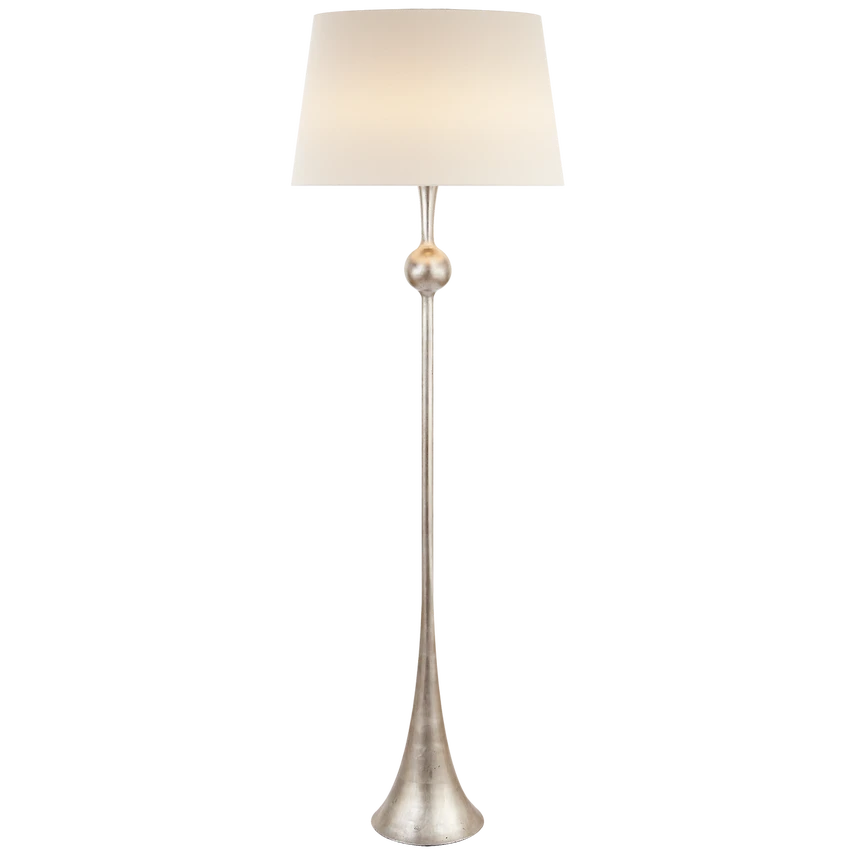 Dover Floor Lamp with Linen Shade