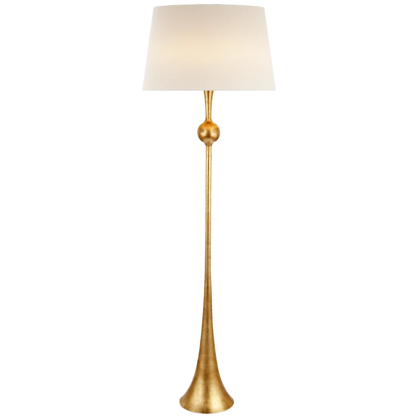 Dover Floor Lamp with Linen Shade