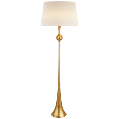 Dover Floor Lamp with Linen Shade