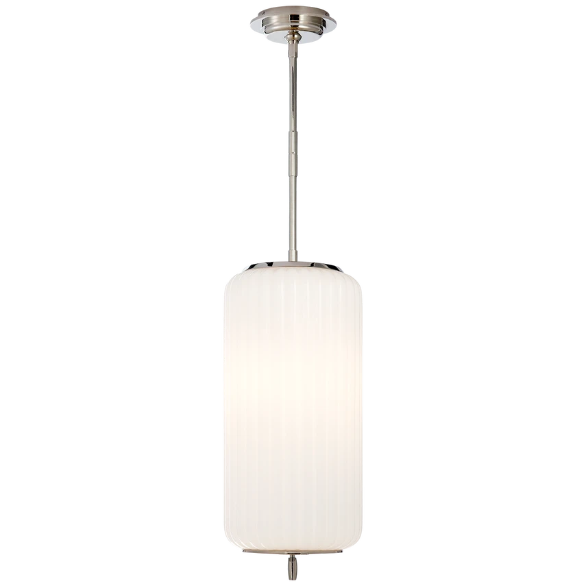 Eden Medium Pendant with White Glass