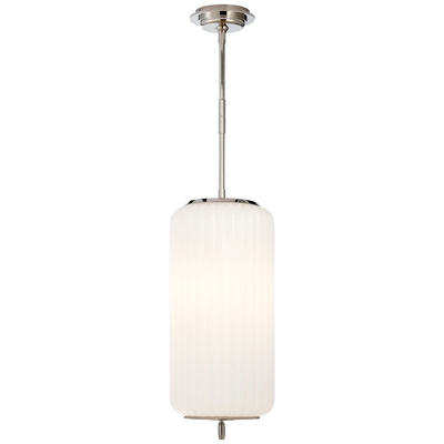 Eden Medium Pendant with White Glass