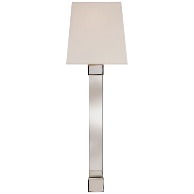 Edgar Large Sconce with Silk Shade