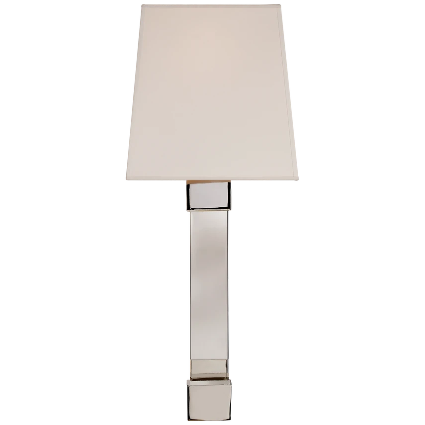 Edgar Medium Sconce with Silk Shade