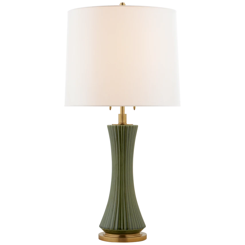 Elena Large Table Lamp with Linen Shade