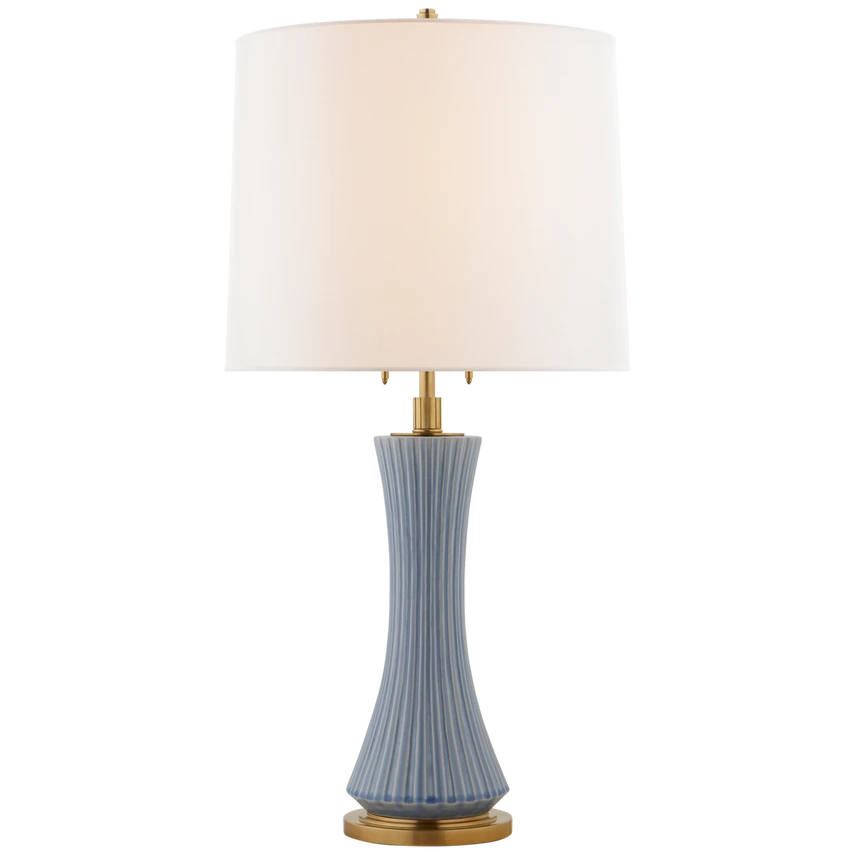 Elena Large Table Lamp with Linen Shade