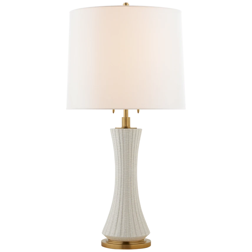 Elena Large Table Lamp with Linen Shade