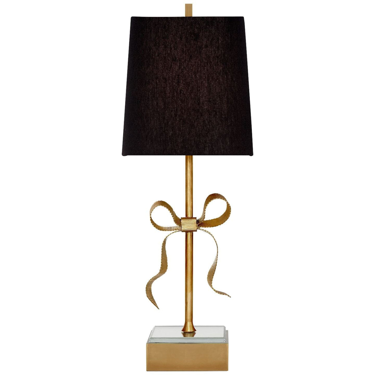 Ellery Gros-Grain Bow Table Lamp with Shades