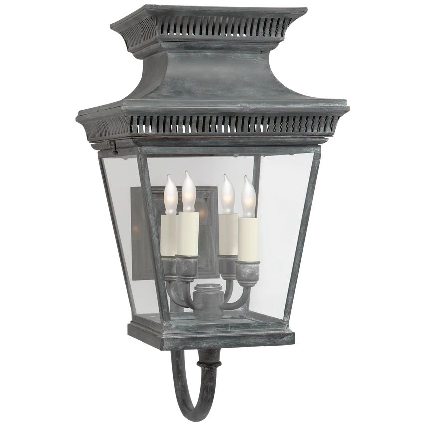 Elsinore Bracket Lantern with Clear Glass