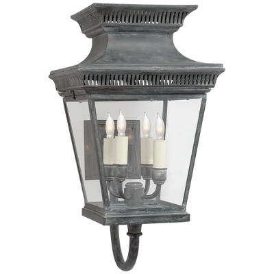 Elsinore Bracket Lantern with Clear Glass