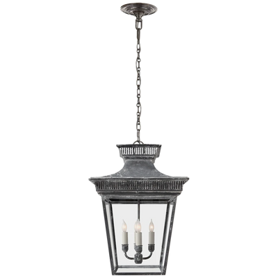 Elsinore Medium Hanging Lantern with Clear Glass