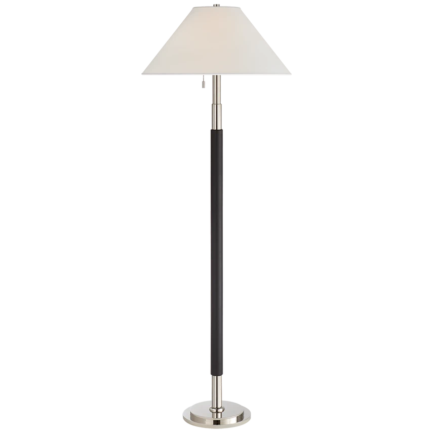 Garner Floor Lamp with Percale Shade