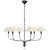 Griffin Extra Large Tail Chandelier with Linen Shades