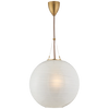 Hailey Medium Round Pendant with Frosted Glass