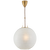 Hailey Medium Round Pendant with Frosted Glass
