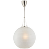 Hailey Medium Round Pendant with Frosted Glass