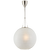 Hailey Medium Round Pendant with Frosted Glass