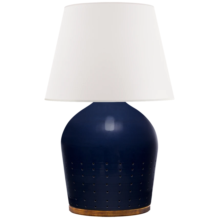 Halifax Small Table Lamp with White Paper Shade