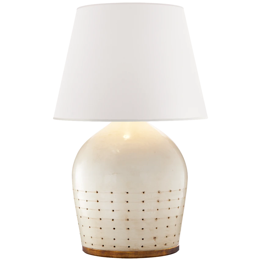 Halifax Small Table Lamp with White Paper Shade