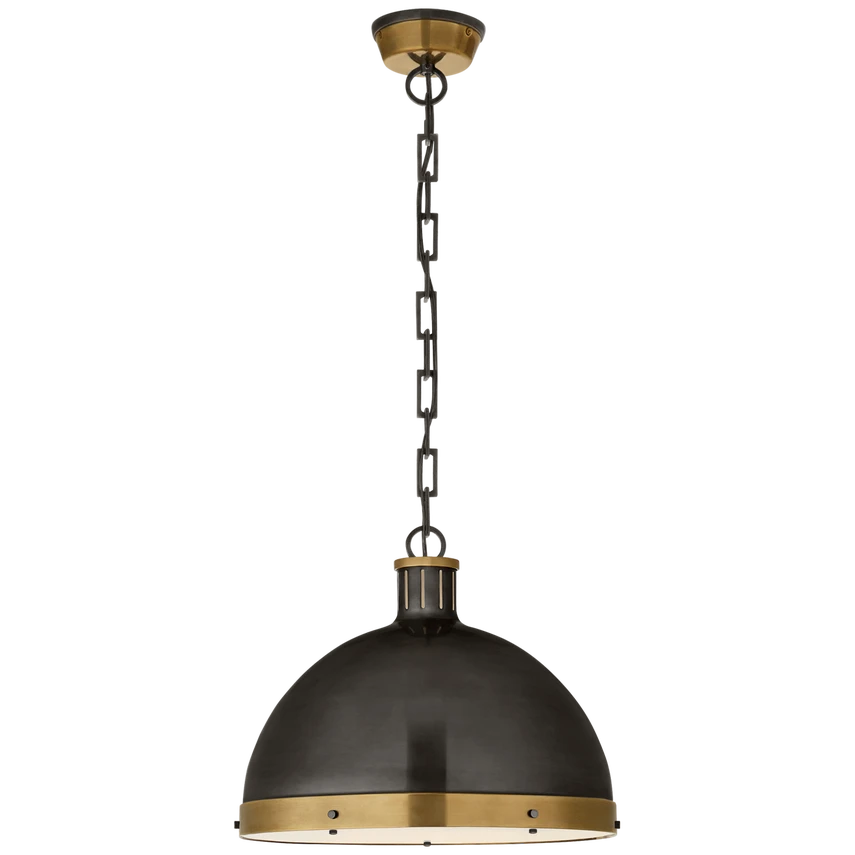 Hicks Extra Large Pendant with Frosted Acrylic