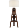 Holloway XL Tripod Floor Lamp with White Parchment Shade