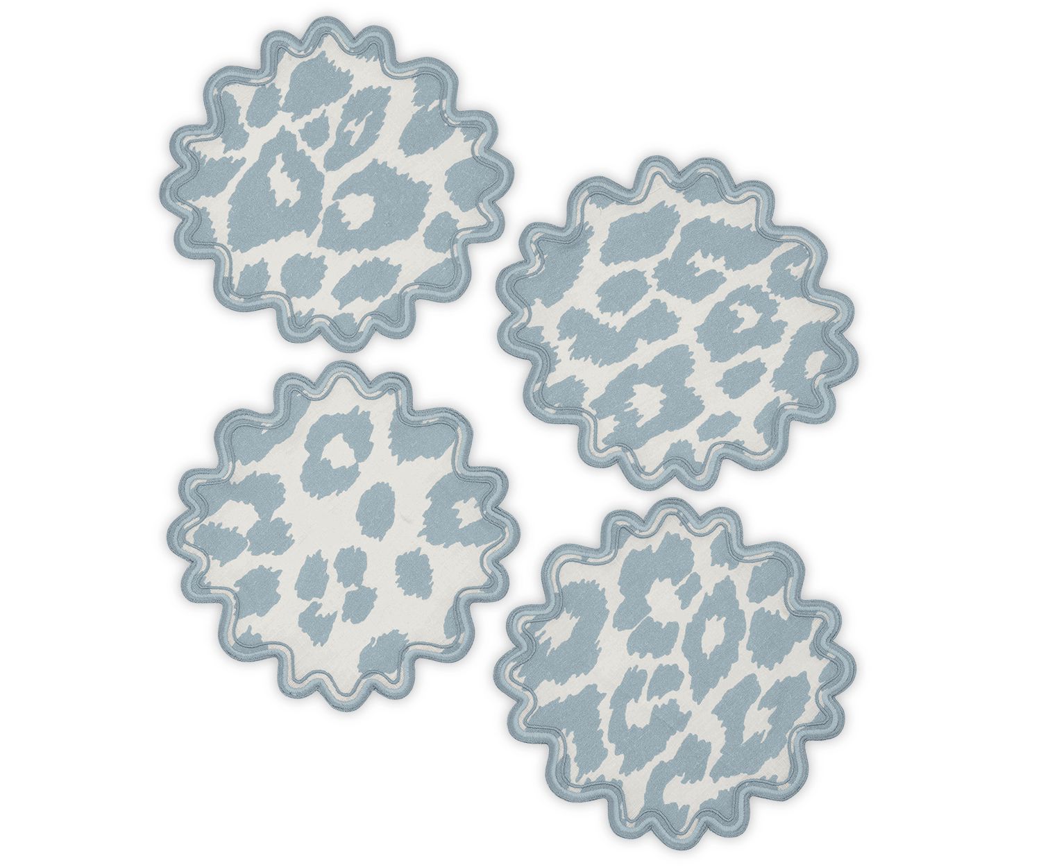 Iconic Leopard Cocktail Napkin - set of 4