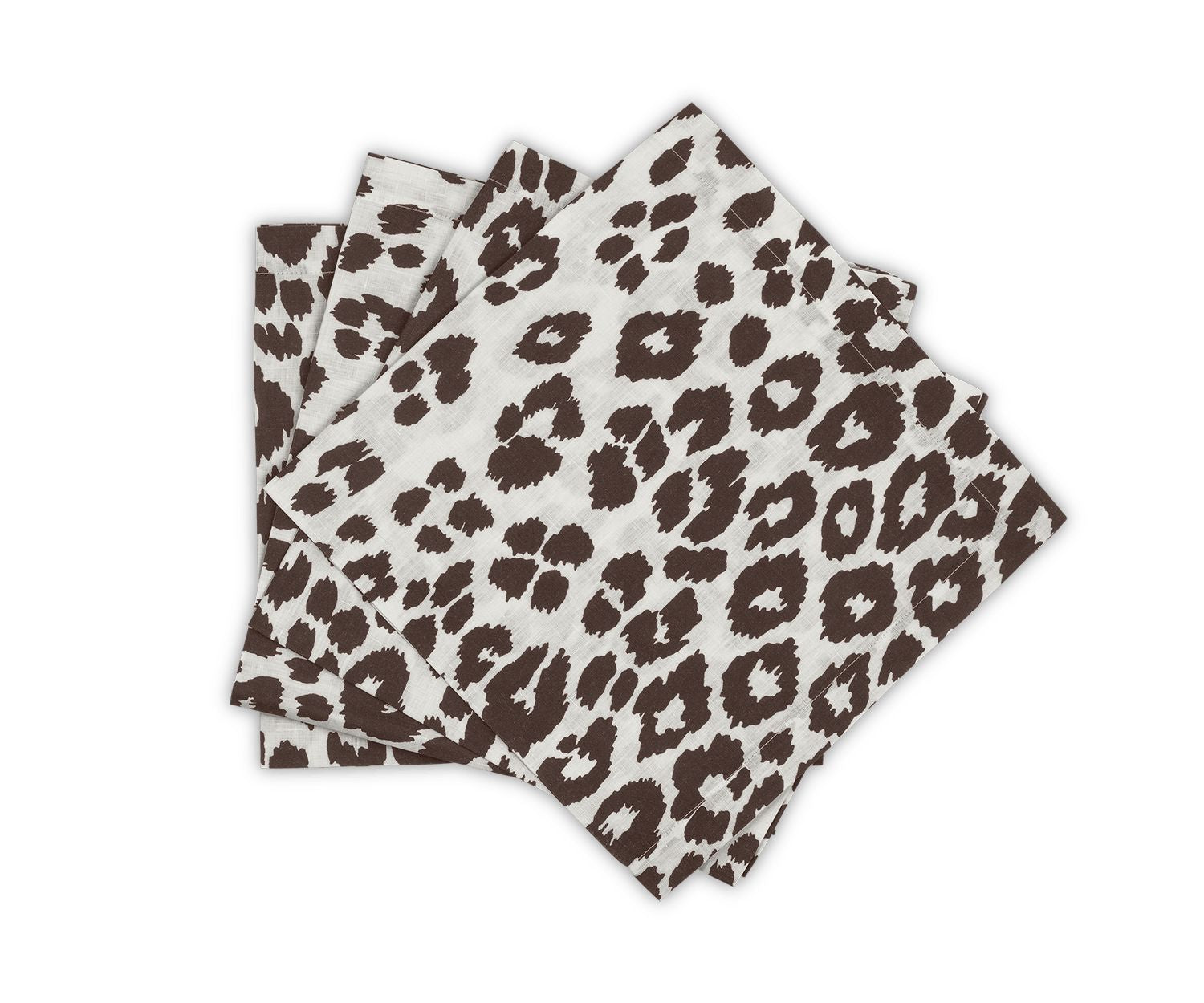 Iconic Leopard Napkin - set of 4