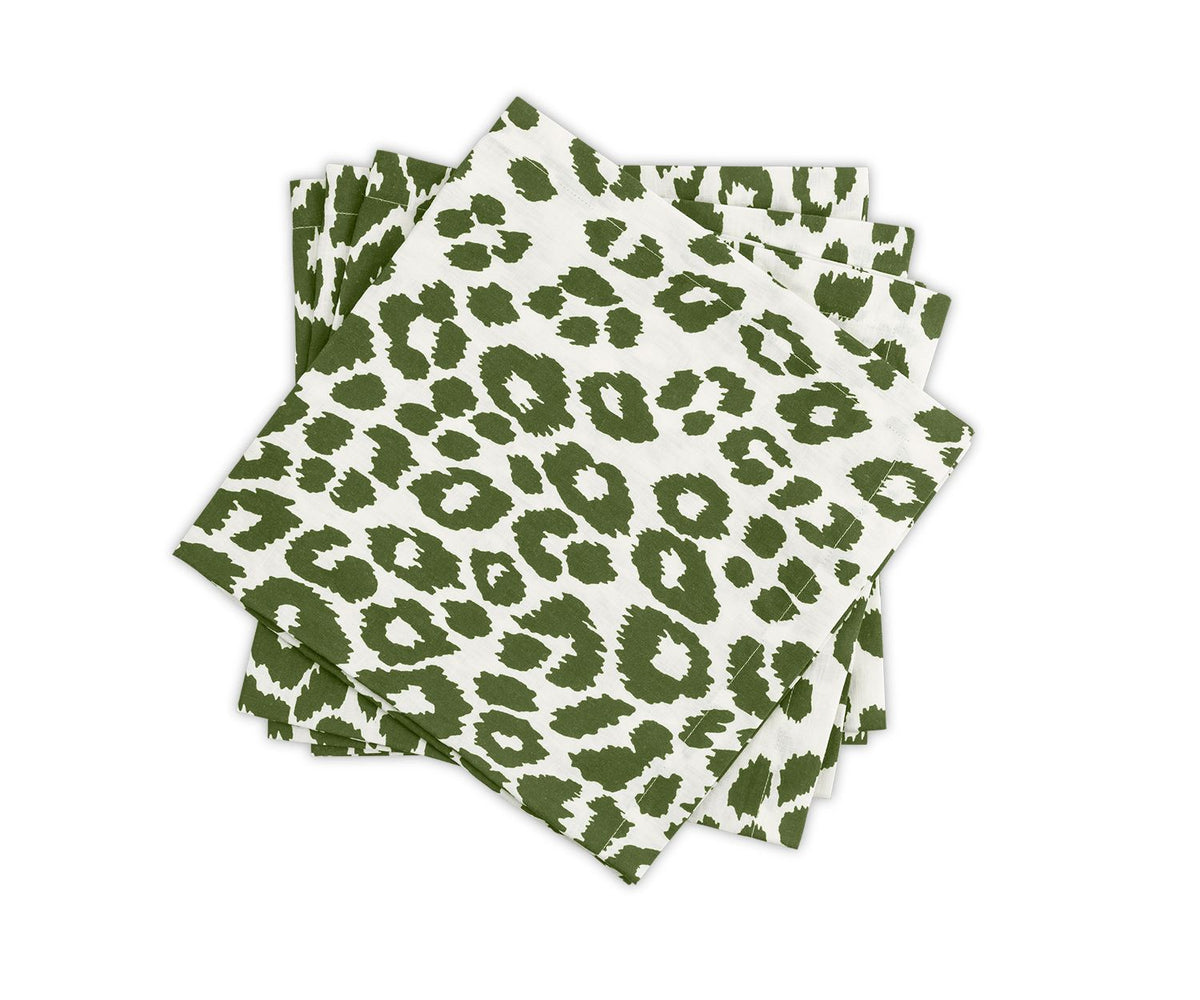 Iconic Leopard Napkin - set of 4