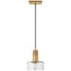 Iris Single Pendant with Clear Glass