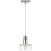 Iris Single Pendant with Clear Glass