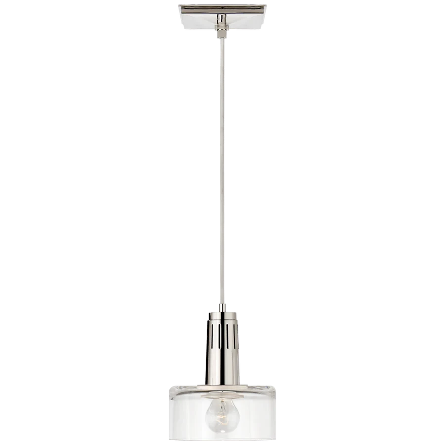 Iris Single Pendant with Clear Glass